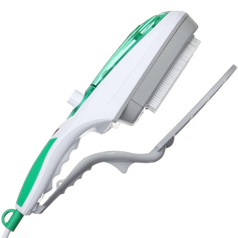 Image of Portable Handheld Clothes Steam Iron with Steam Brush