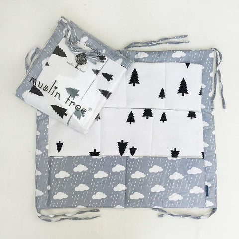Image of Cotton Cloth Baby Bed Hanging Organizer