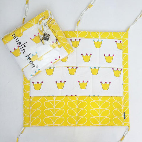 Image of Cotton Cloth Baby Bed Hanging Organizer