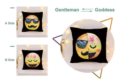 Image of FACE CHANGING EMOJI PILLOWS