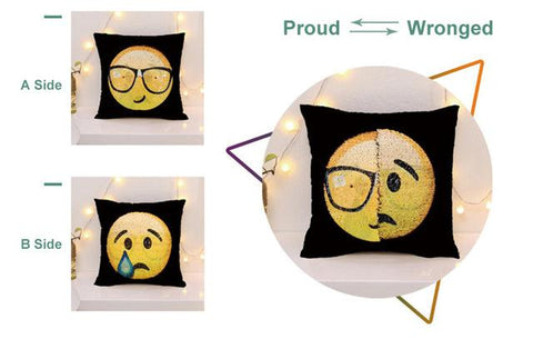 Image of FACE CHANGING EMOJI PILLOWS