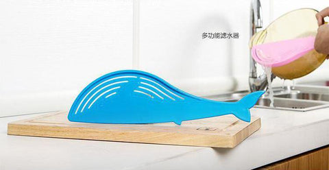 Image of Whale Shaped Plastic Pot Straine