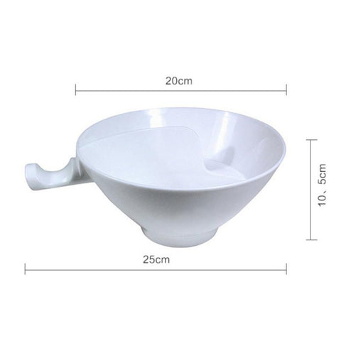 Image of Separated Cereal Bowl With Handle