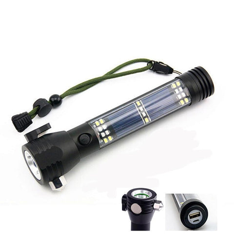 Image of Solar Powered Multi-Function Flashlight