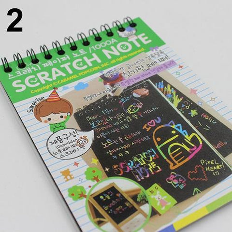 Image of Scratch-Off Magic Rainbow Notebook