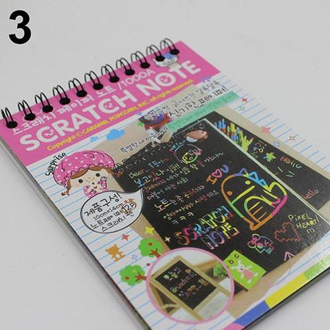 Image of Scratch-Off Magic Rainbow Notebook