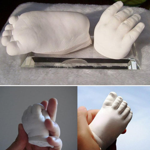 Image of 3D Plaster Handprints/Footprints