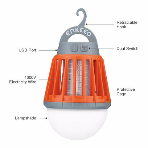 Image of MOSQUITO ZAPPER CAMPING LANTERN