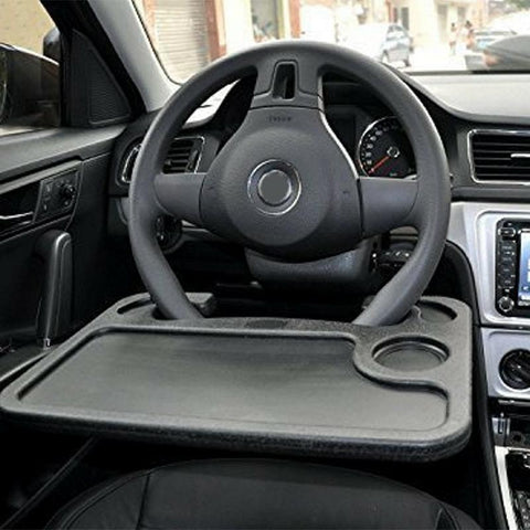 Image of Car Laptop/Eating Steering Wheel Desk