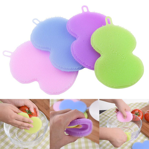 Image of Heat Resistant Silicone Dish Sponge (set of 4)