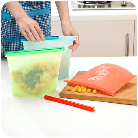 Image of Silicone Reusable Food Bag