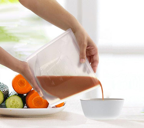 Image of Silicone Reusable Food Bag