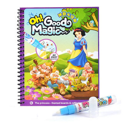 Image of Magic Water Drawing Book Coloring Book Doodle with Magic Pen Painting Board Juguetes For Children Education Drawing Toy