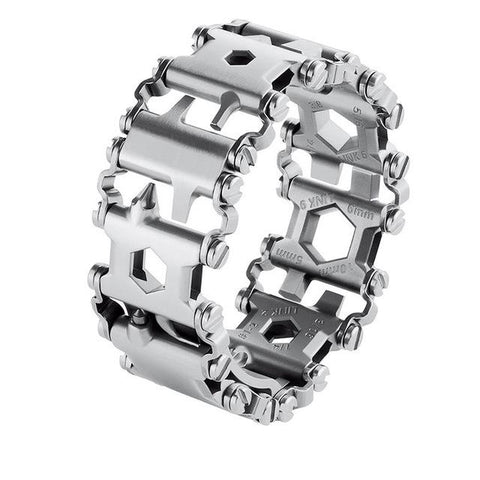 Image of 29-in-1 Steel Multifunctional Tool Bracelet