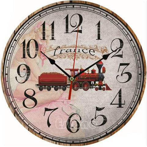 Image of Vintage Wooden Wall Clock