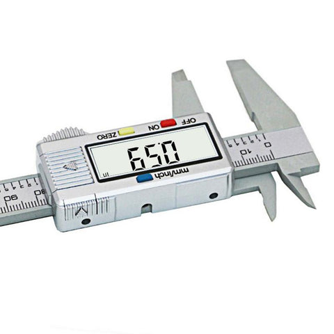 Image of 1 PC New 0-150mm 6inch LCD Digital Electronic Carbon Fiber Vernier Caliper Gauge Micrometer Measuring Tool VEP33