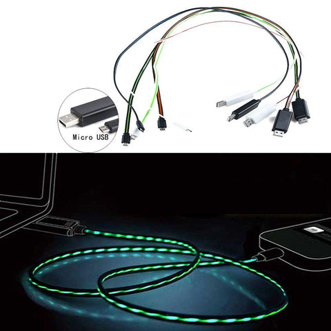 Image of Charger Cable Glowing Flow
