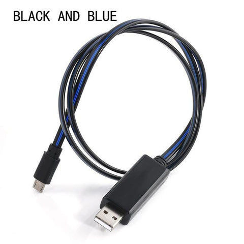 Image of Charger Cable Glowing Flow