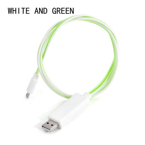 Image of Charger Cable Glowing Flow
