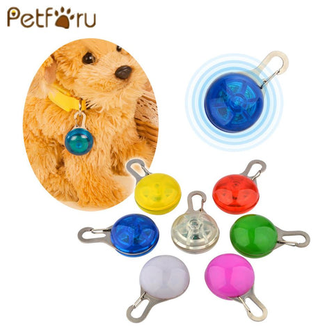 Image of Flashing LED Dog Collar Pendant Clip Light