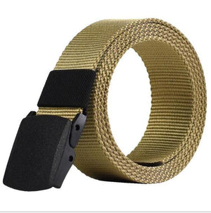 Casual Military Grade Polymer Buckle Nylon Belt