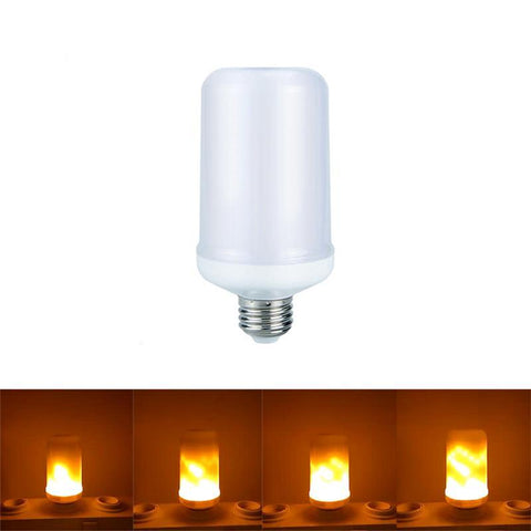 Image of Light Bulb With Flame Effect (LED)