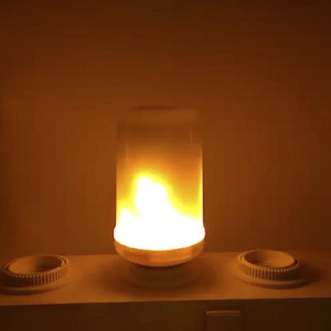 Image of Light Bulb With Flame Effect (LED)