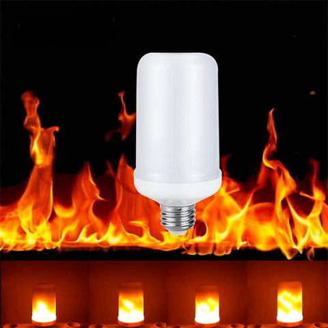 Image of Light Bulb With Flame Effect (LED)