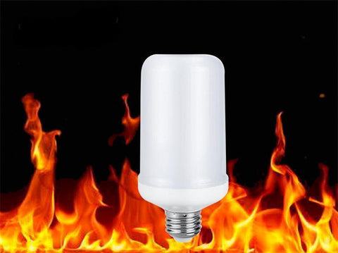 Image of LED Flame Effect Fire Light Bulb Lamp