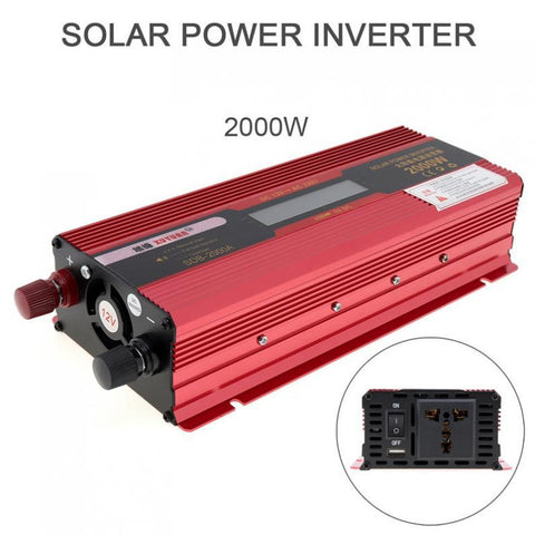 Image of Portable Power Car Inverter With LCD Display ( 2000W )