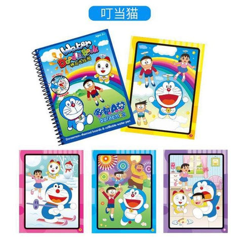 Image of Magic Water Drawing Book Coloring Book Doodle with Magic Pen Painting Board Juguetes For Children Education Drawing Toy