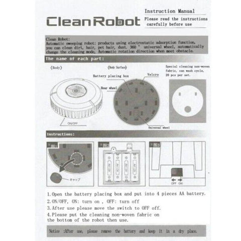 Image of BREAKTHROUGH ROBOT AUTO CLEANER