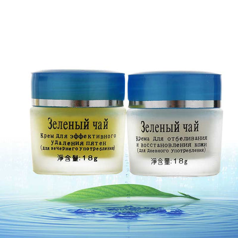 Image of Green Tea Anti Freckle Skin Care Whitening Cream