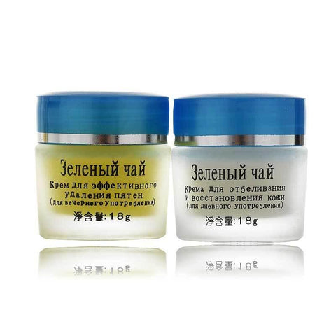 Image of Green Tea Anti Freckle Skin Care Whitening Cream