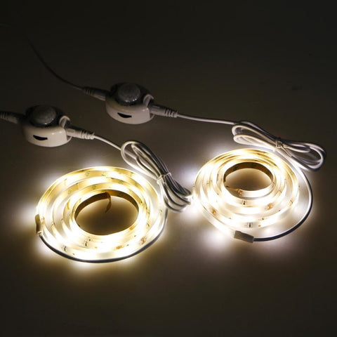 Image of Dual Motion Activated Bed Light Flexible LED Strip Sensor Night with Automatic