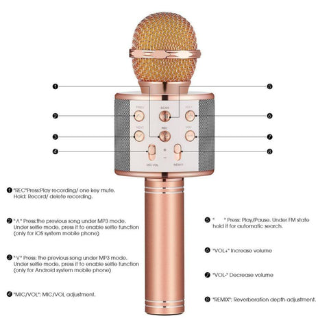 Image of Magic Bluetooth Karaoke Microphone