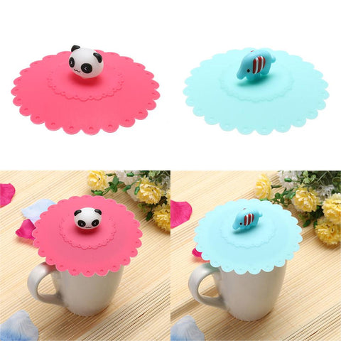 Image of Multi-function Dustproof leakproof cup lid