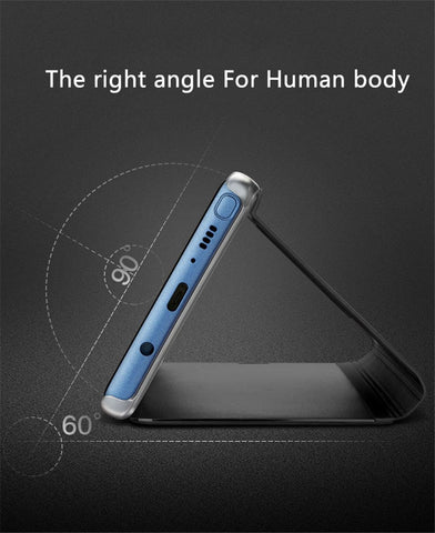 Image of Intelligent Mirror Flip Stand Touch Case for iPhone/Android