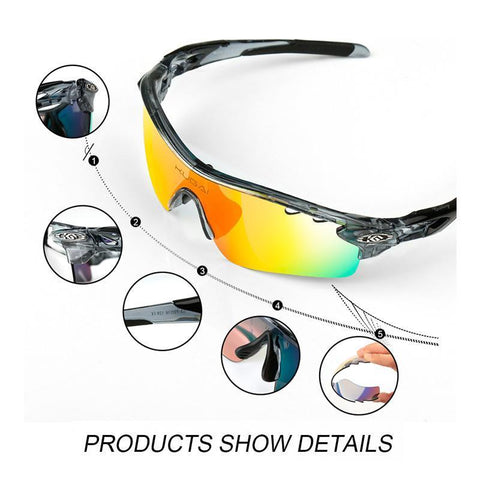 Image of POLARIZED CYCLING GLASSES SET