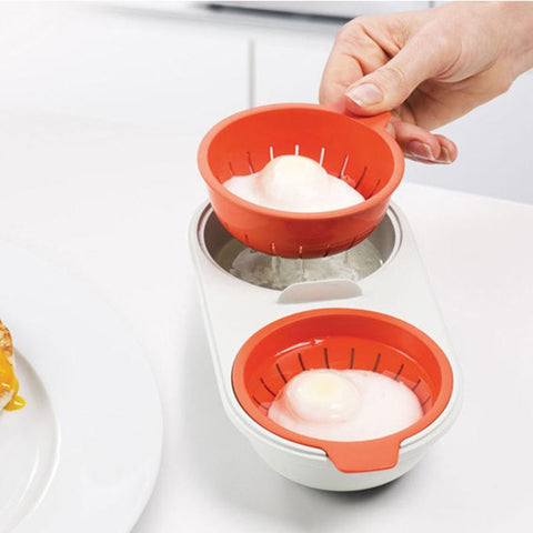 Image of PERFECT POACH - MICROWAVABLE DOUBLE EGG POACHER