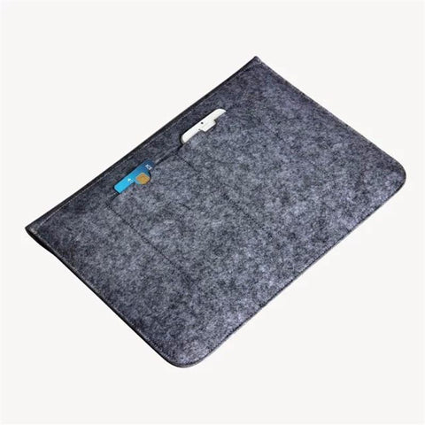 Image of MacBook Air Pro 11/12/13/15 Wool Felt Sleeve Laptop Case Cover Bag