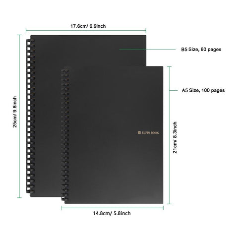 Image of Elfinbook™ 2.0 - Smart Reusable Notebook + 1x Pilot Pen