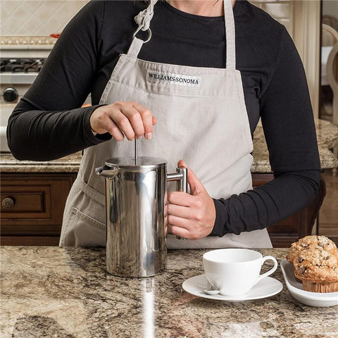 Image of Stainless Steel French Press Coffee Tea Pot with Filter Double Wall