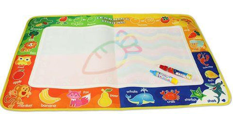 Image of Multicolor Water Painting Drawing Mat