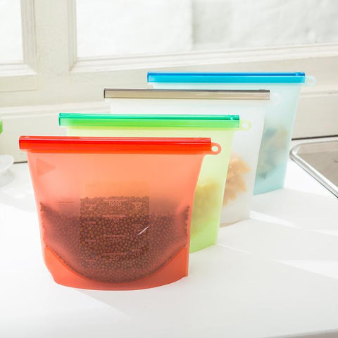 Image of Silicone Reusable Food Bag