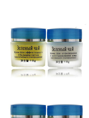 Image of Green Tea Anti Freckle Skin Care Whitening Cream