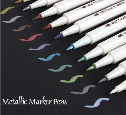 Image of Metallic Marker Set